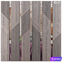 Decorative panel 94 3D Model Vray, Corona