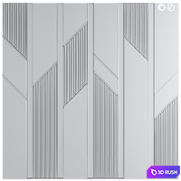 Decorative panel 94 3D Model Vray, Corona