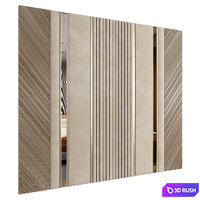Wall Panel Decor 45 3D Model Vray, Corona