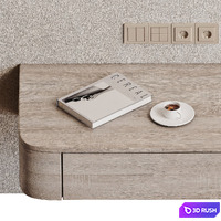 Decorative 3D wall panel 009 3D Model Corona
