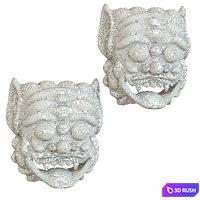 Balinese Barong Mask 3D Model Corona