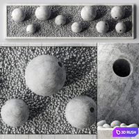 Stone decor n22 3D Model Vray