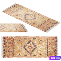 Navaja Corridor carpet 3D Model Vray, Corona
