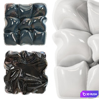 Decorative panel 01 3D Model Corona