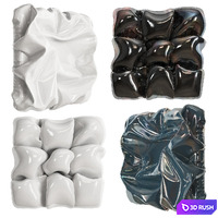 Decorative panel 01 3D Model Corona
