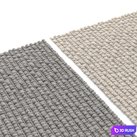 Pottery Barn Wool Rug 3D Model Vray, Corona