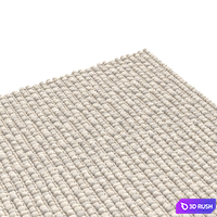Pottery Barn Wool Rug 3D Model Vray, Corona