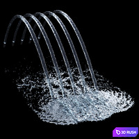 Water Collection 9 3D Model Vray, Corona