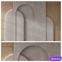 78 Wall Panel Arc 3D Model Corona