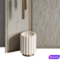 Headboard Emi 3D Model Vray, Corona