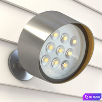 Street Lamp Kongo M 3D Model Vray, Corona