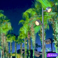 Street Lamp Kongo M 3D Model Vray, Corona