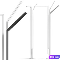 Vibia Palo Alto Outdoor Lamps 3D Model Vray, Corona
