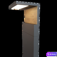 Street light set1 3D Model Corona