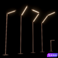 Vibia Palo Alto Pack 3D Model Corona