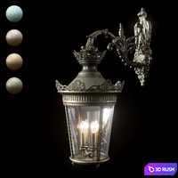 Columbia Wallmount 02 3D Model Corona