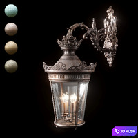 Columbia Wallmount 02 3D Model Corona