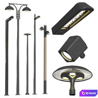 Street lights Archimet 3D Model