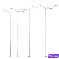 Street Lamp_Linden M 3D Model Vray, Corona