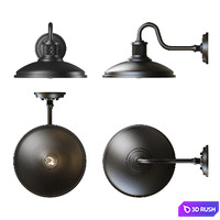 Kichler Allenbury 12" Wall Light 49980 3D Model Corona