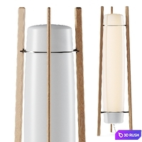 B.lux Inn Side Outdoor Floor Lamp 3D Model Vray, Corona