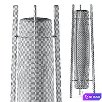 B.lux Inn Side Outdoor Floor Lamp 3D Model Vray, Corona