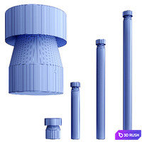 BUZZER By Linea Light Group 3D Model Vray
