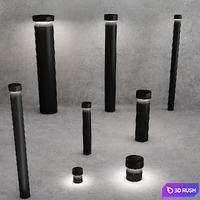 BUZZER By Linea Light Group 3D Model Vray