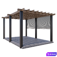 Gazebo 5 3D Model Corona