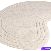 Tufted Halle Rug 3D Model Corona