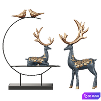 Deer decor 3D Model Corona