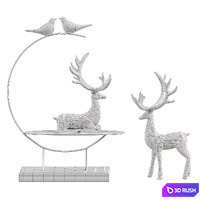 Deer decor 3D Model Corona