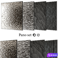 Pano set №2 3D Model Vray, Corona
