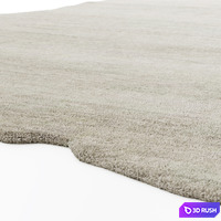 Howard Senses Organic Dusty Beige rug by Atelier Bowy CD 3D Model Corona