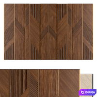 Wall panel 22 3D Model Vray