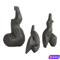 Ceramic sculptures 3D Model Corona