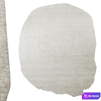 Howard Senses Organic Dusty Beige rug by Atelier Bowy CD 3D Model Corona