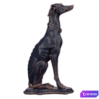 Dog Statue 3D Model Vray