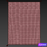 Polka dot carpet with pompoms Zara Home Colored Polka Dot Pompom 3D Model Vray, Corona