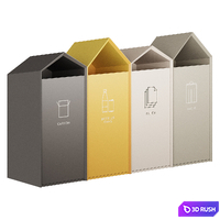 Trash Can Ridge TreCe 3D Model Corona