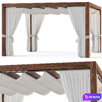 Pergola 3D Model Corona