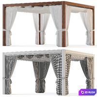 Pergola 3D Model Corona