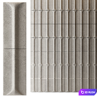 Wall panels 01 3D Model Vray