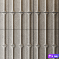 Wall panels 01 3D Model Vray