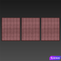 Rug Restoration Hardware Set 3D Model Vray, Corona