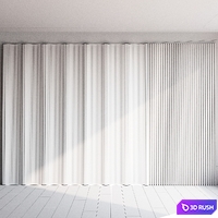 Headboard 3d Wall Panel 07 3D Model Vray, Corona