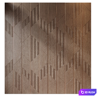 Wall panels | set 239 3D Model Vray