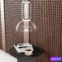 Wall 3D Panel 04 3D Model Vray, Corona