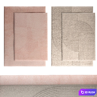 Set of 4 carpets from ASIATIC LONDON series Pembroke 3D Model Corona