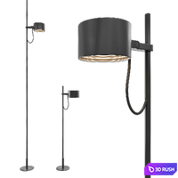 Set of Lamps Davide Groppi Bubka + Bubka Bollard 3D Model Corona